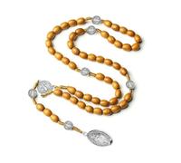 KOGMMYSEVP Collier chapelet Madonna conçu pour Marie, recours, péché, prière, forus, Rosary