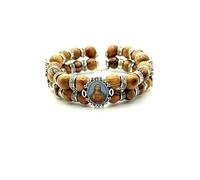 KOGMMYSEVP Produit unique réglable personnalisé fait main chapelet religieux bracelet en bois personnalisable, Contact us