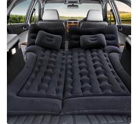 KOGTYB Car Air Mattress for Toyota Sienna (XL30) 3.Gen 2011-2016, Trunk Rear Seat Inflatable Thickened Flocking Travel Camping Bed, Pump 2 Pillows(Black)