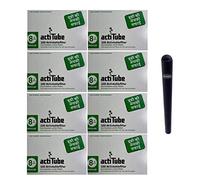 kogu Lot de filtres à charbon actif actiTube avec 2 bouchons en céramique de 8 mm - Avec étui J (8 x 100 (800))