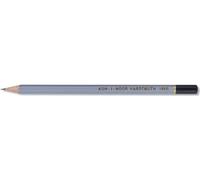 KOH crayons graphite gradation gris laqué 2B 12pcs