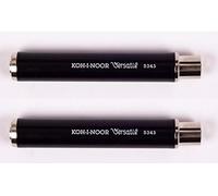 Koh-I-Noor 5343 Lot de 3 porte-craie en métal pour craie ronde de 9 à 10 mm Noir