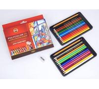Koh-i-noor art crayons de couleur POLYCOLOR 24pcs - 1 set