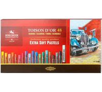 Koh-I-Noor TOISON D'OR 8556 Crayons Pastels Extra Doux pour l'Artiste (Pack of 48)