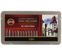 Koh-I-Noor Crayons d'Artiste Crayons pastels doux (Set de 12)
