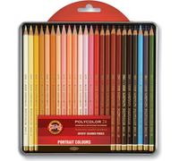 KOH-I-NOOR Crayons de couleur Polycolor Set Portrait 24 Stück
