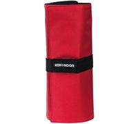 Koh-I-Noor Djtg-24 Trousse Enroulable, Rouge/Noir