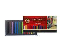 Koh-i-noor Gioconda 8112 Lot de 12 pastels carrés durs