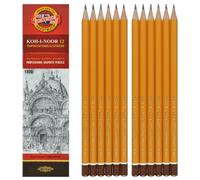 Koh-I-Noor Lot de 12 crayons graphite Dureté 4B