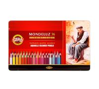 Koh-I-Noor crayons aquarelle Mondeluz 3725/36 coffret métal 36 pièces multicolore