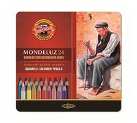 Koh-I-Noor Mondeluz 24 Crayons de Couleur Aquarelle. 3724