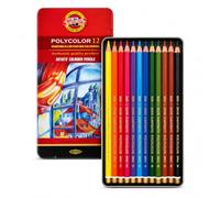 Koh-I-Noor Polycolor 12Artists 'Colored Pencils. 3822by Koh-I-Noor