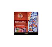 Koh-I-Noor Polycolor Crayons de couleur pour l'Artiste (Set de 24)