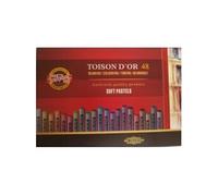 Koh-i-noor toison dor 8516 crayons pastels doux pour lartiste dans un coffret en carton (lot de 48)