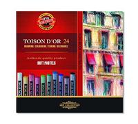 Koh-I-Noor TOISON D'OR 8514 Crayons Pastels Doux pour l'Artiste (Pack of 24)
