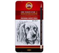 Koh-I-Noor TOISON D'OR 8B-2H Crayon Graphite (Lot de 12)