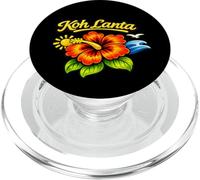 Koh Lanta Thaïlande Plage Tropicale Thaïlande Motif Floral PopSockets PopGrip pour MagSafe