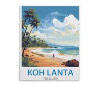 Koh Lanta Thaïlande,Puzzle 1000 Pièces Adultes,Jigsaw Puzzle DIY Jouets Enfants Cadeaux Accueil Décors Jouets Jeux Amusants Grand Cadeau Éducatif pour Enfants Impossible Puzzle(50x70cm)-C98