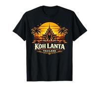 Koh Lanta Thaïlande Sunset Island Travel Design T-Shirt