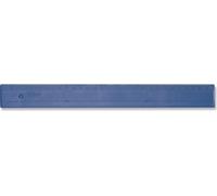 KOH Règle - Plast 30 cm échelle - Transparent / Bleu