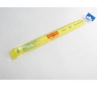 KOH Règle - Plast 30 cm échelle - Transparent / Jaune