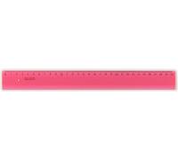 KOH Règle - Plast 30 cm échelle - Transparent / Rose