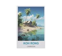 Koh Rong, Cambodge，1000 Pièces Puzzles Jeu De Famille Jouet Jeu Éducatif Anti-Stress Défi Difficile Puzzle pour Enfants（75x50cm）-M44
