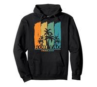 Koh Tao Thaïlande Palmiers sur la Plage Vacances Souvenir Sweat à Capuche