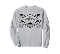 Koh Tao Thaïlande Tortue Marine Palmiers Île Souvenir Sweatshirt