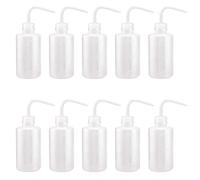KOHAND Lot de 10 flacons souples en plastique de 250 ml avec étiquettes graduées, flacon de lavage de sécurité pour arrosage des plantes grasses, utilisation en laboratoire