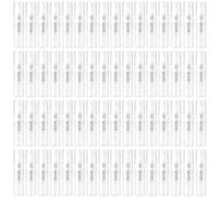 KOHAND Lot de 120 mini flacons vaporisateurs vides de 2 ml pour parfum, maquillage, gymnases et voyages courts - Transparent