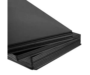KOHAND Lot de 20 grands panneaux en mousse de polystyrène noir A3 de 5 mm d'épaisseur - Pour montage photo, loisirs créatifs, projet de mariage - 420 x 297 mm