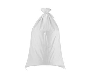 KOHAND Lot de 50 sacs de sable vides de 45,7 x 76,2 cm, sacs de sable en polypropylène tissé blanc pour contrôle des inondations, situations d'urgence, construction de blocs routiers