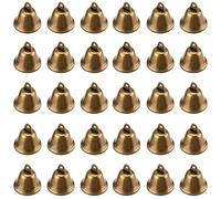 KOHAND Lot de 60 clochettes vintage en bronze 37 x 38 mm pour loisirs créatifs, décorations, maison, Noël, mariages, carillons éoliens