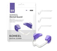 KOHEEL BR-PRO Gouttière Dentaire Ajustable contre le Bruxisme, Protège-Dents de Nuit Sans Ébullition Anti-Grincement & Serrement de Dents (Lot de 2)