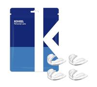 KOHEEL Moulable Gouttière Dentaire protège dents, Stoppe Le Bruxisme, Facile à façonner, empêcher le grincement des dents, bon pour le sommeil (4 petites)