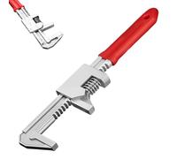 Kohita Clé Réglable F-Type En Acier À Angle Droit Grande Ouverture Réglable | Clé à Tuyau d'Eau Domestique Pour Maison Cuisine Salle De Bain Garage Sous-Sol Atelier Entrepôt Usine Magasin