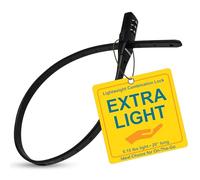 KOHLBURG antivol à combinaison ultra léger - 70 g avec code - pour vélo 50 cm, petit et sûr - antivol type collier de serrage pour vélo de course, trottinette, scooter - cadenas casque, ski et enfants