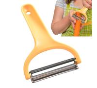 Kohlhacker - Shredder Ergonomic Cabbage Schnitzel | Pas une poignée incurvée à glissière avec coupe de charbon design de fruits | Victimes de pêches, poires, concombres, fruits de cuisine