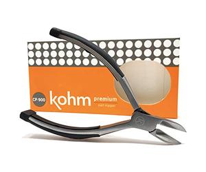 Kohm CP-900 Ongles coupe-ongles/pince coupante pour ongles épais ou incarnés orteils - Longue Mâchoire, long manche, souple, grip en caoutchouc