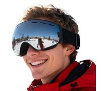 Kohnupierkt Lunettes de ski, lunettes anti-buée à vision large | Sur-lunettes de neige, snowboard - Pour vélo de plein air, hommes, femmes, adultes, jeunes garçons