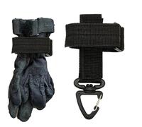 Kohnupierkt Pinces à gants, boucle de rangement, support de sécurité réglable pour escalade, travail en plein air, ceinture de combat, accessoires faciles à monter en T pour gants, porte-clés, chasse