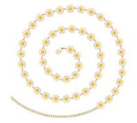 KOHOTA Chaînes de taille pour femme - Plaqué or 14 carats - 70 / 84 / 101 cm - Pour la taille - Bijou de taille bohème - Accessoire de plage d'été, 40inches, Laiton, Pas de gemme