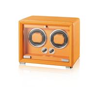 KOHUDIS Remontoir de Montre pour Montres automatiques 2/4/6/9, Fabrication en Cuir Haut de Gamme, Moteur Mabuchi Super Silencieux, Deux Modes d'alimentation, lumières LED intégrées