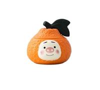 KOHUS Boîte de Thé Boîte à thé Porte-Bonheur Crayon Pig, Petite boîte scellée en céramique Chinoise, thé Noir et Vert Pu'er Conteneur de Stockage(B)