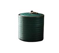 KOHUS Boîte de Thé Ceramic Tea Cans Small Tea Cans Retro Green Tea and Black Tea Packaging Cans Handmade Stoneware Sealed Cans Conteneur de Stockage