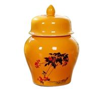 KOHUS Boîte de Thé General Jar New Chinese Style Spiral Sealed Tea Can Ceramic Honey Jar Portable Travel Storage Jar Conteneur de Stockage(D)