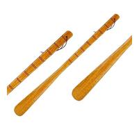 KOHUS Chausse-pied professionnel en bois 55 cm 70 cm Chausse-pied en bois flexible long manche Chausse-pied utile Cuillère à chaussures professionnelle Outils de maison élévateur de chaussures