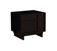 KOHUS Mesas De Noche Para Dormitorio Armoire De Rangement Rétro en Bois Massif for Chambre À Coucher, Armoire De Rangement Simple De Chevet Table D'appoint/Table De Nuit avec Tiroirs