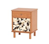 KOHUS Mesas De Noche Para Dormitorio Home Petite armoire de rangement moderne de style pastoral en bois massif Table de chevet Table de chevet Table d'appoint Table de chevet avec tiroirs